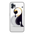 Дизайнерский силиконовый с усиленными углами чехол для Nothing Phone (1) Пингвины