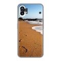 Дизайнерский силиконовый чехол для Nothing Phone (1) пляж