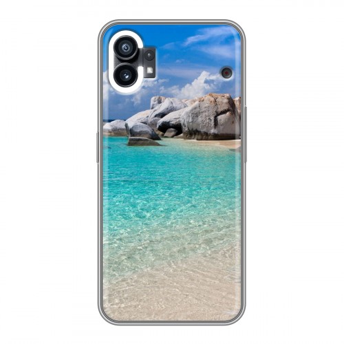 Дизайнерский силиконовый чехол для Nothing Phone (1) пляж