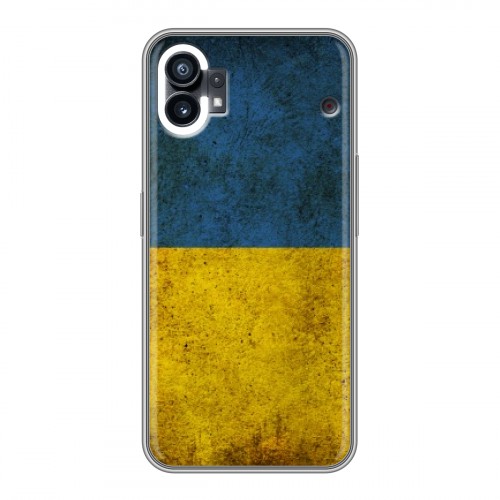 Дизайнерский силиконовый чехол для Nothing Phone (1) флаг Украины