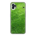 Дизайнерский силиконовый с усиленными углами чехол для Nothing Phone (1) Трава