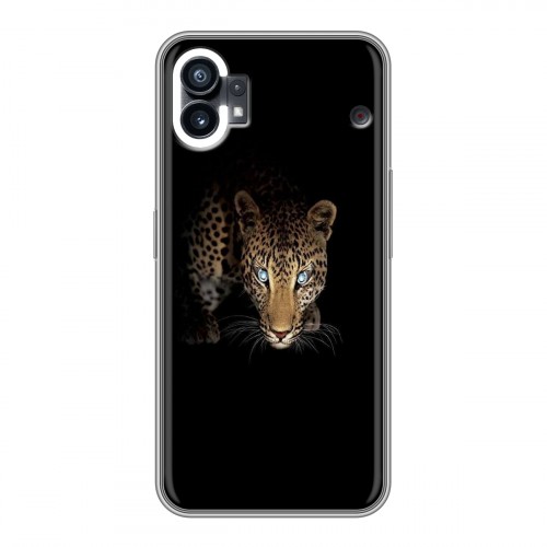 Дизайнерский силиконовый с усиленными углами чехол для Nothing Phone (1) Леопард