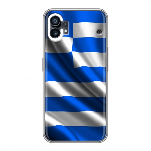 Дизайнерский силиконовый чехол для Nothing Phone (1) Флаг Греции