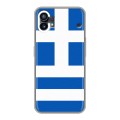 Дизайнерский силиконовый с усиленными углами чехол для Nothing Phone (1) Флаг Греции