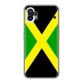 Дизайнерский силиконовый с усиленными углами чехол для Nothing Phone (1) Флаг Ямайки