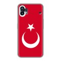 Дизайнерский силиконовый чехол для Nothing Phone (1) Флаг Турции