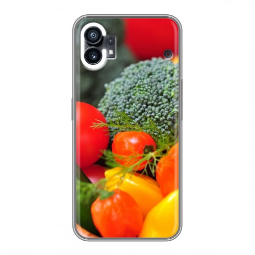 Дизайнерский силиконовый чехол для Nothing Phone (1) Овощи