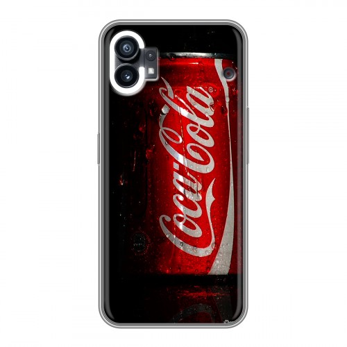 Дизайнерский силиконовый чехол для Nothing Phone (1) Coca-cola