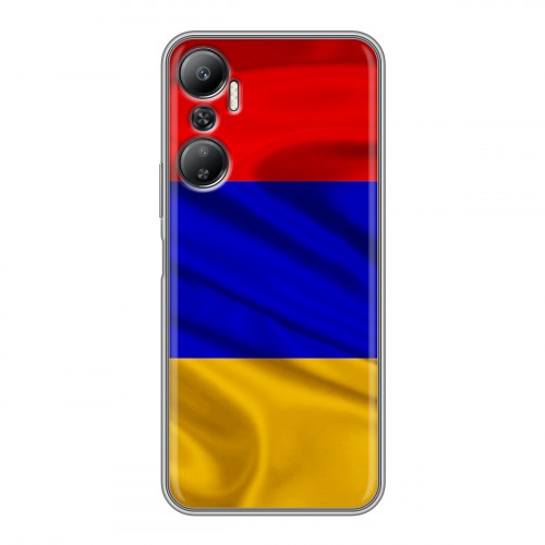 Дизайнерский силиконовый с усиленными углами чехол для Infinix Hot 20 Флаг Армении