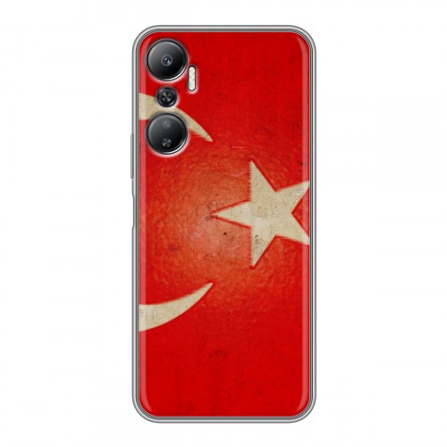 Дизайнерский силиконовый с усиленными углами чехол для Infinix Hot 20 Флаг Турции