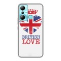 Дизайнерский силиконовый чехол для Infinix Hot 20i British love
