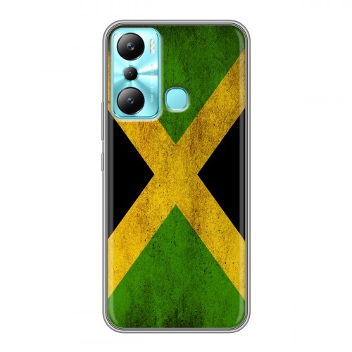 Дизайнерский силиконовый чехол для Infinix Hot 20i Флаг Ямайки