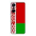 Дизайнерский силиконовый чехол для Infinix Hot 20S Флаг Белоруссии