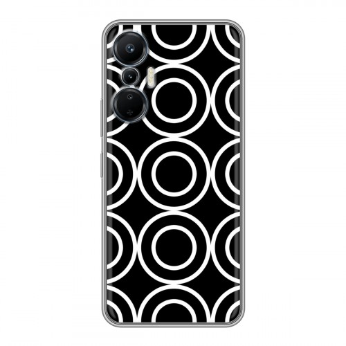 Дизайнерский силиконовый с усиленными углами чехол для Infinix Hot 20S Черно-белые фантазии