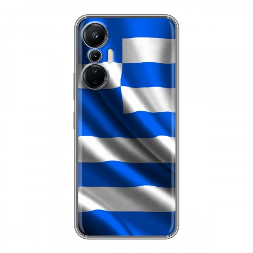 Дизайнерский силиконовый чехол для Infinix Hot 20S Флаг Греции
