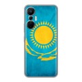 Дизайнерский силиконовый чехол для Infinix Hot 20S Флаг Казахстана