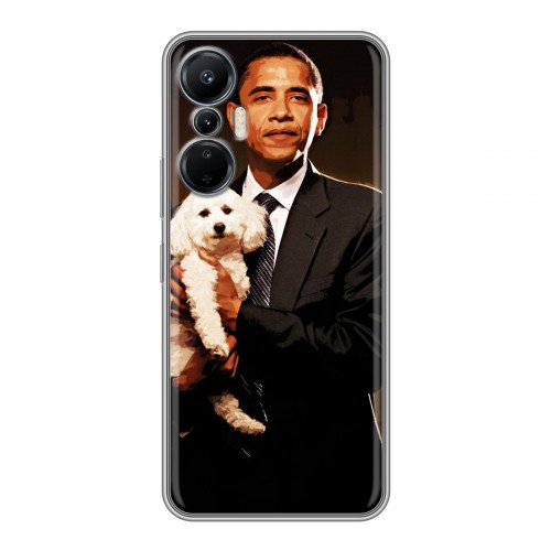 Дизайнерский силиконовый чехол для Infinix Hot 20S Барак Обама