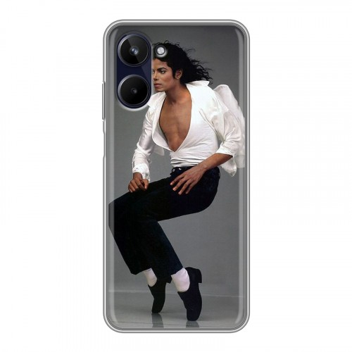 Дизайнерский силиконовый чехол для Realme 10 4G Майкл Джексон