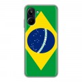 Дизайнерский силиконовый чехол для Realme 10 4G Флаг Бразилии