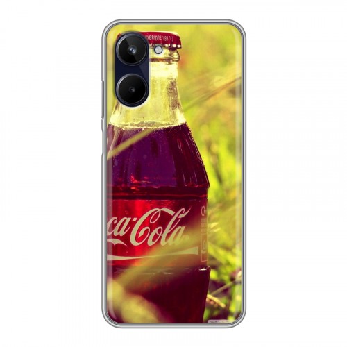 Дизайнерский силиконовый чехол для Realme 10 4G Coca-cola