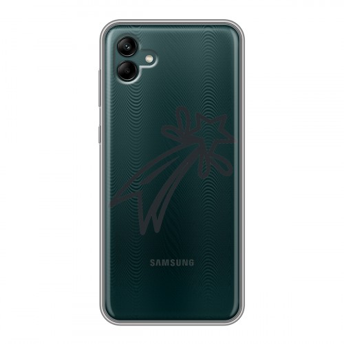 Полупрозрачный дизайнерский пластиковый чехол для Samsung Galaxy A04 Стикеры к Дню Победы