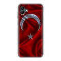 Дизайнерский силиконовый чехол для Samsung Galaxy A04 Флаг Турции