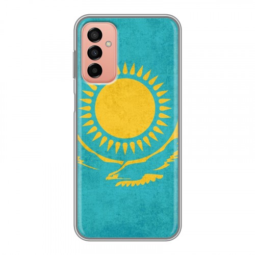 Дизайнерский силиконовый чехол для Samsung Galaxy M23 5G Флаг Казахстана