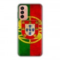 Дизайнерский силиконовый чехол для Samsung Galaxy M23 5G Флаг Португалии