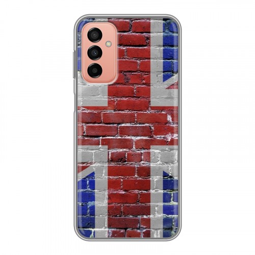 Дизайнерский силиконовый с усиленными углами чехол для Samsung Galaxy M23 5G Флаг Британии