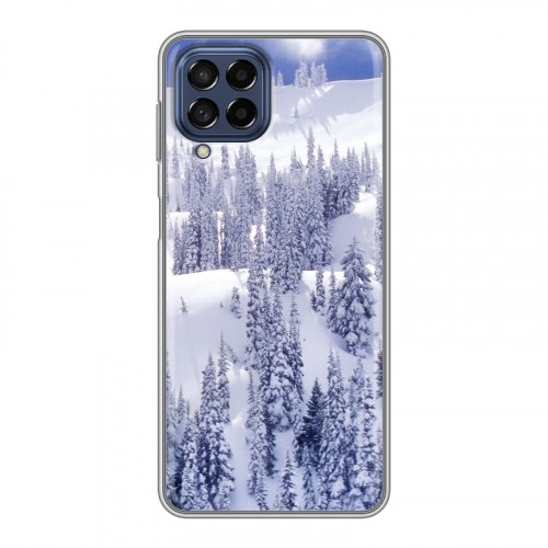 Дизайнерский силиконовый с усиленными углами чехол для Samsung Galaxy M53 5G Зима