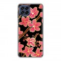 Дизайнерский пластиковый чехол для Samsung Galaxy M53 5G Люксовые цветы