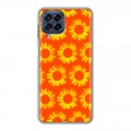 Дизайнерский силиконовый чехол для Samsung Galaxy M53 5G Монохромные цветы