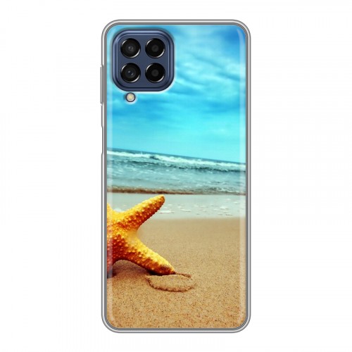 Дизайнерский силиконовый чехол для Samsung Galaxy M53 5G пляж