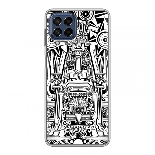 Дизайнерский силиконовый чехол для Samsung Galaxy M53 5G Мистические божества