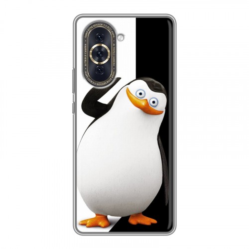 Дизайнерский силиконовый с усиленными углами чехол для Huawei Nova 10 Пингвины