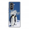 Дизайнерский пластиковый чехол для Huawei Nova 10 Пингвины