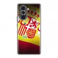 Дизайнерский силиконовый с усиленными углами чехол для Huawei Nova 10 флаг Испании