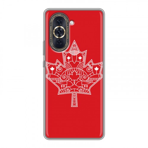 Дизайнерский силиконовый чехол для Huawei Nova 10 Флаг Канады