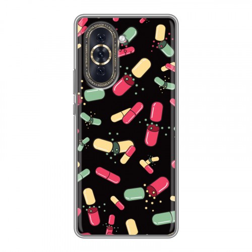 Дизайнерский силиконовый чехол для Huawei Nova 10 Разноцветные таблетки