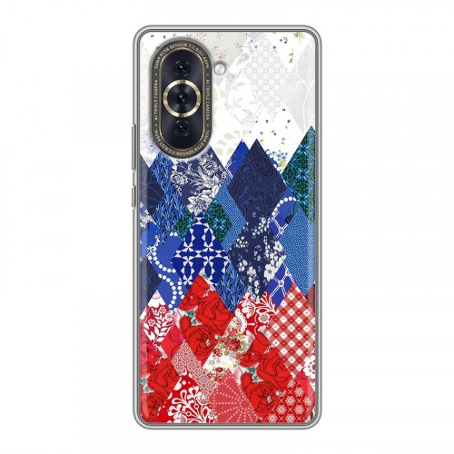 Дизайнерский силиконовый чехол для Huawei Nova 10 Российский флаг