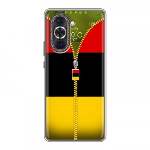 Дизайнерский силиконовый чехол для Huawei Nova 10 Флаг Германии
