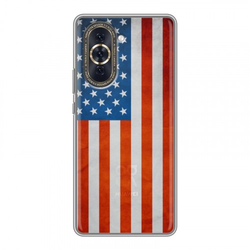 Дизайнерский силиконовый чехол для Huawei Nova 10 Флаг США