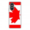 Дизайнерский силиконовый с усиленными углами чехол для Huawei Nova 10 Флаг Канады