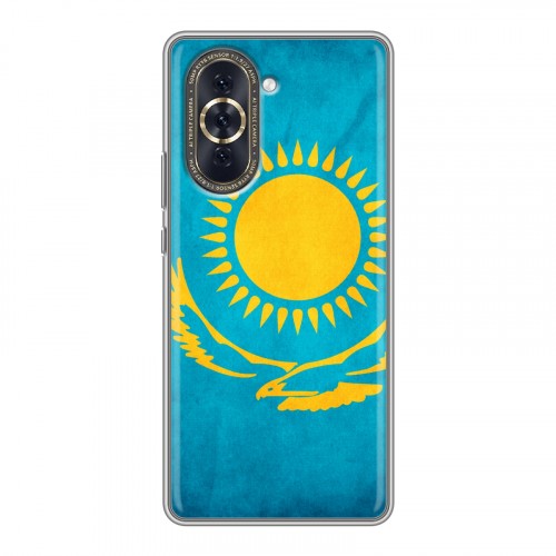 Дизайнерский силиконовый чехол для Huawei Nova 10 Флаг Казахстана