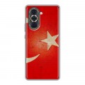 Дизайнерский силиконовый чехол для Huawei Nova 10 Флаг Турции