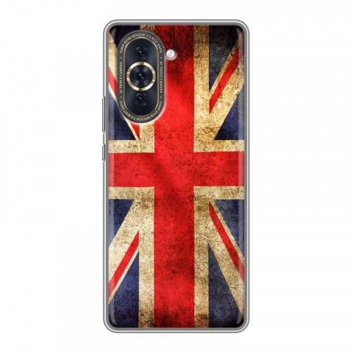 Дизайнерский силиконовый с усиленными углами чехол для Huawei Nova 10 Флаг Британии