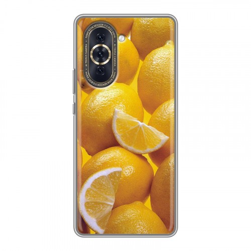 Дизайнерский силиконовый чехол для Huawei Nova 10 Лимон