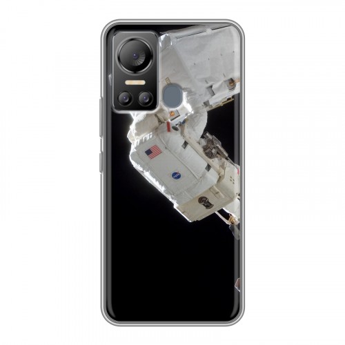 Дизайнерский пластиковый чехол для Itel Vision 5 Космонавт
