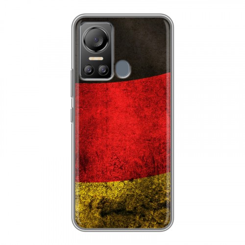 Дизайнерский силиконовый чехол для Itel Vision 5 Флаг Германии