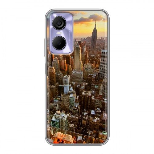 Дизайнерский силиконовый чехол для Tecno Pop 6 Pro Нью-Йорк